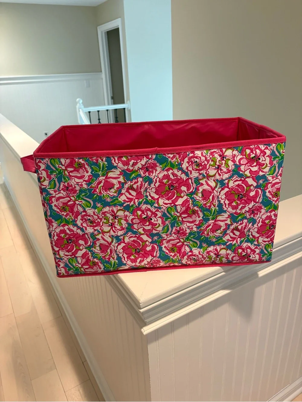 Lilly Pulitzer Storage Bin Box  Lucky Charms Floral Print
